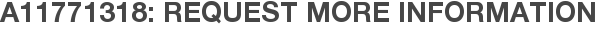 A11771318: Request More Information