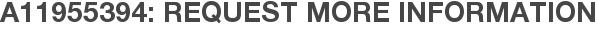 A11955394: Request More Information