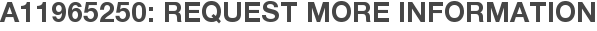 A11965250: Request More Information