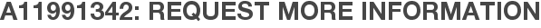 A11991342: Request More Information