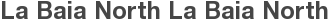 Floor Plans for La Baia North
